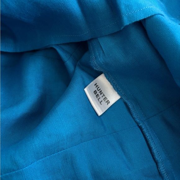 Hunter Bell New York “Waverly” Blue Jewel Puff Sleeve Dress Size XS - Picture 5 of 11